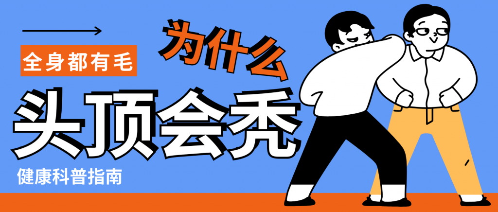 健康科普 | 全身都有毛，为什么只有头顶会变秃？
