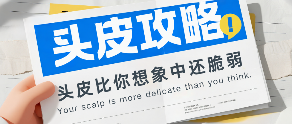 头皮比脸蛋还要矫情？？