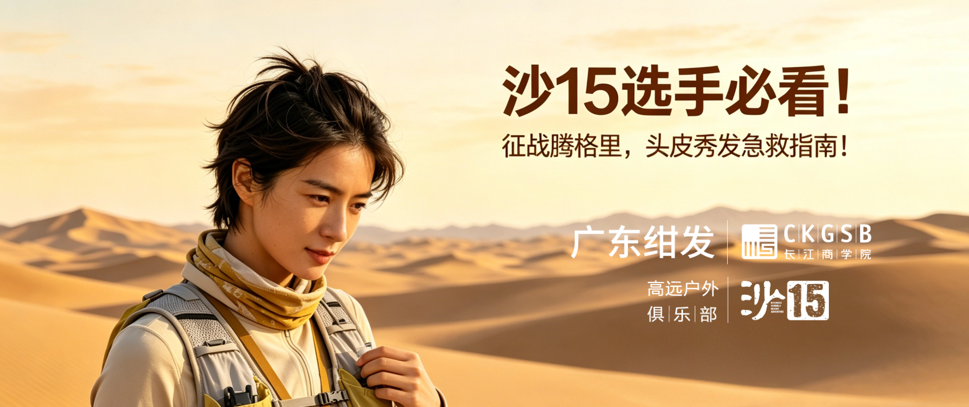 沙15｜选手必看！征战腾格里，头皮秀发急救指南！