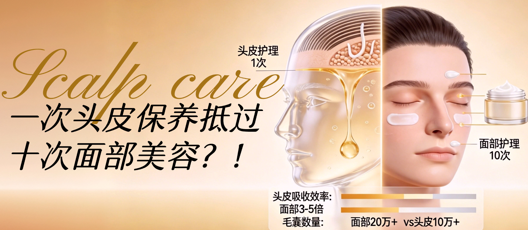 一次头皮保养抵过十次面部美容？！