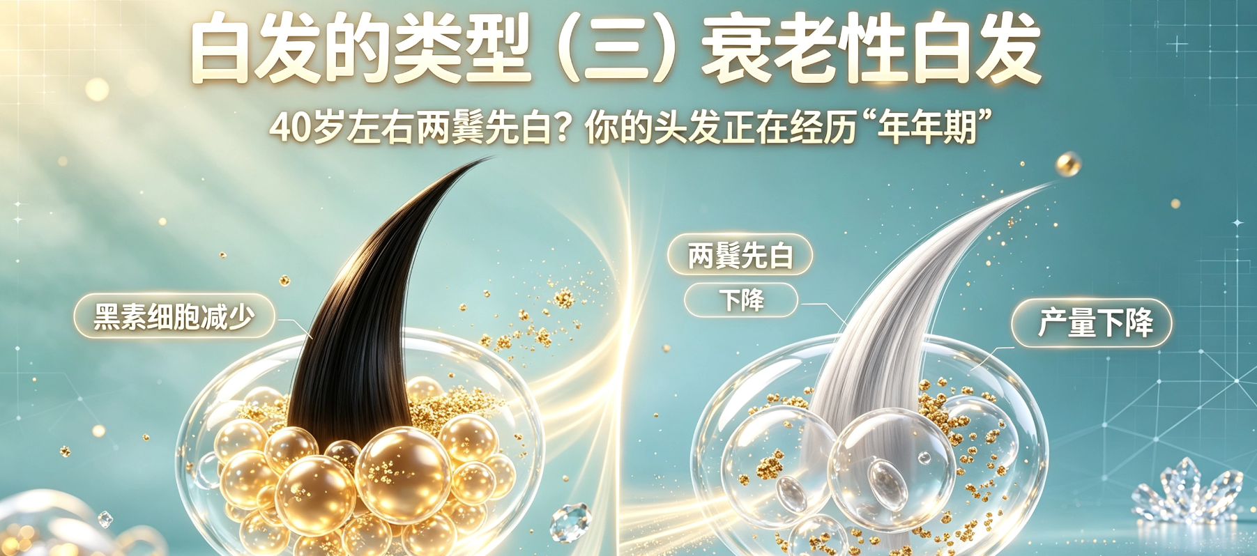 白发的类型（三）衰老性白发